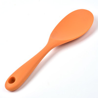 Grandes cuillères en silicone, ustensiles de cuisine ménagers 6 couleurs, cuillères et spatules antiadhésives pour cuiseur à riz