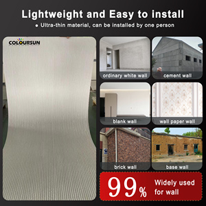 Panneaux muraux et de plafond flexibles en pierre douce COLORSUN MCM - légers, imperméables, ignifuges, résistants à la chaleur - Product Image 2