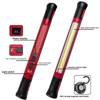 Lampes d'inspection magnétiques sans fil, lampes de travail LED COB portables, lampes de poche à charge USB, lampes de secours pour la réparation automobile, la maison, le garage