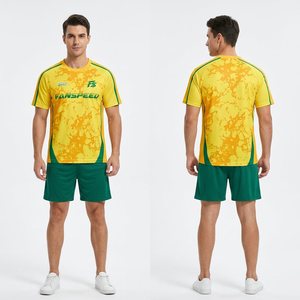 Custom Vibrant Orange Soccer Jersey Chevron Diamond Pattern and Black Stripes Quick Dry <strong>Football</strong> Shirt Uniform - Product Image 3