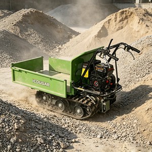 <span class=keywords><strong>Brouette</strong></span> motorisée 4x4 Cougars CG0301A 300 kg, mini-dumper <span class=keywords><strong>à</strong></span> essence avec benne basculante hydraulique - Product Image 6