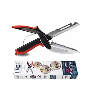 6-in-1 Multifunction Kitchen Scissors,Kitchen Knife Cutting Board Vegetable Peeler,etc.