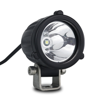 AURORA Patent Nouveau Faisceau Spot Super Lumineux 2 Pouces 10w Faisceau Spot Tout-Terrain Moto LED Rond Lumière de Conduite