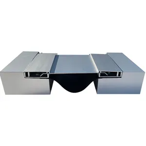 Large Movement Capacity Lock Metal Wall Covers Aluminum Expansion Joint Covers