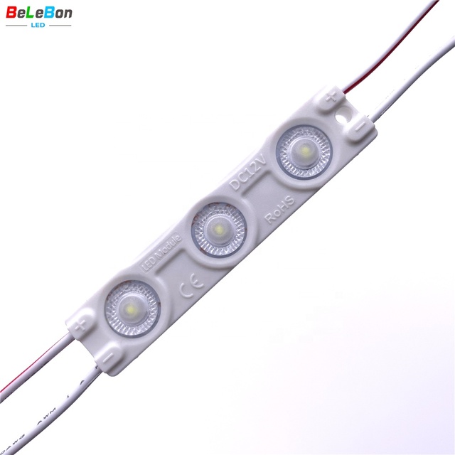 DC12V 3 Lamps 160 Degree Small Size SMD2835 3leds 1.5W IP65 Waterproof ABS Injection Channel Letters Backlight Led Module