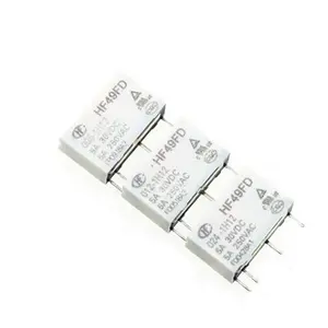 Hot Jual Relay HF49FD-005-1H11 HF49FD-012-1H11 HF49FD-024-1H11 5A 5V 12V 24V 4pin DIP