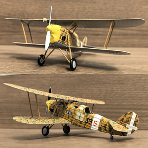 Modèle d'<span class=keywords><strong>avion</strong></span> miniature en métal <span class=keywords><strong>1</strong></span>:<span class=keywords><strong>72</strong></span>, <span class=keywords><strong>avion</strong></span> de chasse italien IMAM RO.37, <span class=keywords><strong>avion</strong></span> de chasse à double aile, modèle d'<span class=keywords><strong>avion</strong></span> de la Seconde Guerre mondiale - Product Image 3