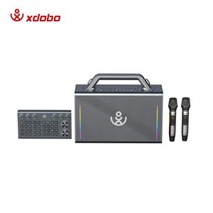 ลำโพงไร้สายพกพา Xdobo 200W พร้อมไมโครโฟนไร้สาย 2 ตั<span class=keywords><strong>ว</strong></span> ระบบเสียง PA สำหรับงานปาร์ตี้กลางแจ้ง ไฟ RGB LED - Product Image 1