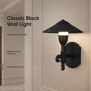 Applique murale LED d'intérieur avec abat-jour en métal et acrylique, petite conception murale pour chambre, couloir, hôtel, 5W, 3000K, 6000K - Product Image 2
