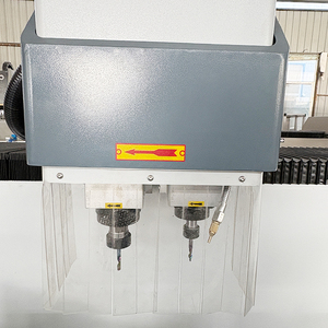 WEIKE CNC Double Head 3000mm Work Stroke Aluminum Profile CNC No Flip Milling Drilling <strong>Machine</strong> <strong>Window</strong> and Door Making <strong>Machine</strong> - Product Image 4