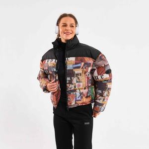 Chaqueta Acolchada para Mujer al por Mayor, Color y Logotipo Personalizados, Chaqueta de Mujer de Talla Grande con Cremallera para Exteriores, de Alta Calidad - Product Image 4