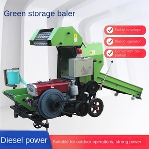 Presse à balles pour ensilage agricole Machine à emballer et à couper le fourrage Machine à emballer la presse à balles rondes pour l'alimentation animale et le maïs - Product Image 3
