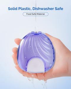 Kotak retainer dengan tampilan Modern Shell untuk penyimpanan aligner dan penggunaan saat bepergian - Product Image 5