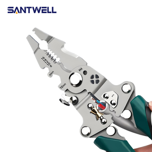 Wholesale 6-in-1 Multi-functional Wire Stripper Pliers <b>Long</b> <b>Nose</b> Pliers for Electrician Cutting Crimping Portable Tool Kit - Product Image 6
