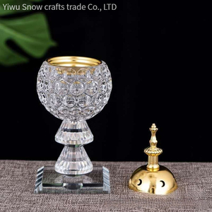 Brûleur d'encens en cristal direct fabricants four à charbon brûlant encens pilule porter encens style exotique - Product Image 2