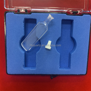 Cuvette de Quartzo 0,35ml Comprimento de Caminho de 1mm Célula de Vidro Óptico de Quartzo com Tampa de PTFE - Product Image 6