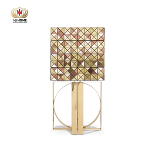 Mueble de Almacenamiento HJ Home Pixel con Patas Doradas, Organizador Único y Colorido, Mueble para el Hogar, Aparador Boca Do <span class=keywords><strong>Lobo</strong></span> - Product Image 6