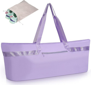 Muestra gratuita: Bolsa de yoga Oxford personalizada con separación de seco y húmedo, bandolera para fitness, bolsa de lona para entrenamiento, bolsa de viaje portátil. - Product Image 1