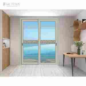 דלת מסך חרק אלומיניום דלת הזזה למרפסת דלתות הזזה חלונות אטומים לרעש הזזה - Product Image 2