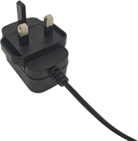 Adaptateur d'alimentation CCTV 12V AC/DC 2A UK, connecteur à barillet, câble de 4 pieds/1,2 m pour routeur LCD ZOSI, caméra de sécurité domestique
