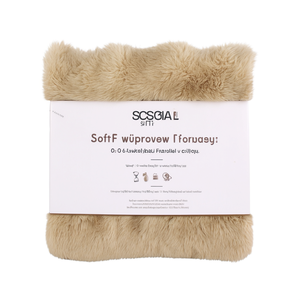 Manta Elli 70x50 cm, Manta para Mascotas de Arena, Suave, de Piel Sintética, Cálida y Acogedora - Product Image 2