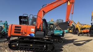 Excavadora Hidráulica Usada Hitachi 120 130 135 de 12 Toneladas con Motor PLC Modelo 2024, Cucharón de 0.52m, Caja de Cambios de Baja Velocidad y Bomba de Engranajes - Product Image 2