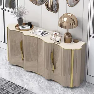 Dinner side Modern simple luxurious American style shoe cabinet paint baking storage cabinet hallway cabinet