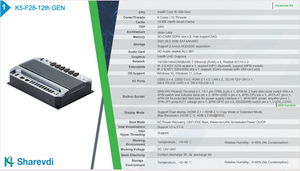 Mini PC Industriel Fanless en Promotion avec Processeur I3/I5/I7/I9 et 6 Ports COM pour Contrôleur Industriel et Kiosque - Product Image 4