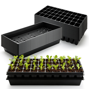 RooTrimmer Set da 10 Vassoi per Semina 1020 e Vassoi con 40 Celle, Vassoi in Plastica Spessa e Resistente per Germinazione - Product Image 2