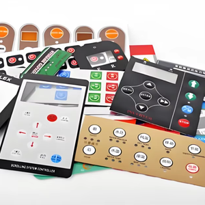 Panel de Plástico Personalizado con Forma Especial y Ventanas Transparentes, Recubrimiento Gráfico Multicapa con Teclados de Botones Sensibles - Product Image 1
