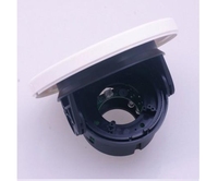 Accessoires de surveillance OEM 4 pouces bon marché boîtier de caméra dôme de plafond intérieur en plastique LED IR pour module 38*38 42*42mm