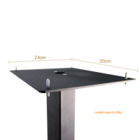 CNBear BS-333B Series Metal Medium/Full-Size -60Cm Height Flexible Studio Speaker Stand with 20kg Weight Capacity