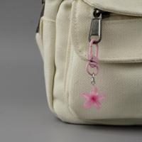 Gantungan Kunci Resin Mini Bunga Sakura Grosir, Aksesoris Perhiasan, Gantungan Kunci untuk Tas, Cincin