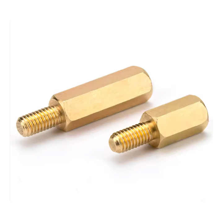 25Pack M3x9mm(DxL) Hex Standoff Spacer Nuts Female Brass Coupling