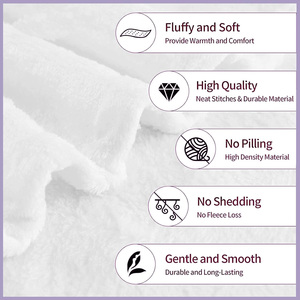 OEM biểu tượng tùy chỉnh in flannel ném chăn mềm mại và ấm áp lông cừu cho nhà du lịch dã ngoại hoặc bệnh viện sử dụng - Product Image 5