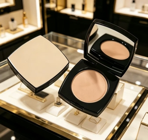 Cream <b>texture</b> set makeup <b>powder</b> for facial shaping, brightening and whitening, lasting oil control, 2 colors optional - Product Image 2