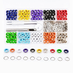 10 Colors 5mm Eyelets Fasteners <b>Kit</b> Prong Snap Button Copper Brass Grommets <b>DIY</b> Clothing Bag Leather Craft Garment Boat Hardware - Product Image 6