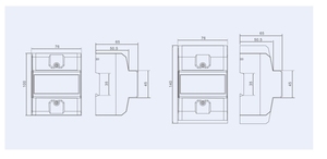 Riel <span class=keywords><strong>Din</strong></span> trifásico 4P pantalla Digital LCD consumo de energía medidor eléctrico 220V 380V medidor electrónico de energía - Product Image 5