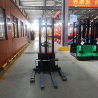 Everlift Straddle Legs Stacker Capacité 1500 KG Powered Stacker pour Single/Double Deck Palette Lift Hauteur 3m/3.5m/4m