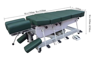 Table de chiropratique à manipulation électrique XinYiNuo modèle XYN-ECT04 avec fonction de chute manuelle et traction électrique de la colonne vertébrale en flexion
