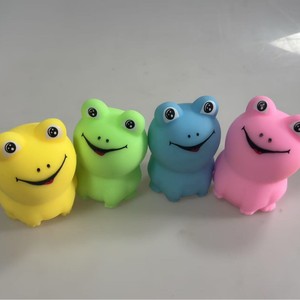 ของเล่นบีบกบหลากสี TPR นุ่มนิ่มน่ารัก บรรเทาความเครียด ขายส่ง - Product Image 4