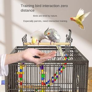 <span class=keywords><strong>Cage</strong></span> à oiseaux de luxe pour petites races perroquets cadre en métal avec plateau en plastique villa écologique pour oiseaux pour la vente en gros - Product Image 2