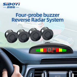 Sistema di Sensori di Parcheggio per Auto, 4 Sensori, Kit Radar <span class=keywords><strong>a</strong></span> Ultrasuoni 40KHz, Allarme Sonoro DC12V, Impermeabile IP67, Visione Notturna per Berline - Product Image 1