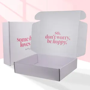 Großhandel individuell bedruckte einzigartige well verschiffen boxen individuelles logo karton mailer box
