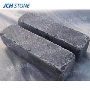 Nhà máy tùy chỉnh thực hiện Bluestone màu xanh đá vôi gạch lát sàn lát đá chân cầu thang treads lề đường - Product Image 5
