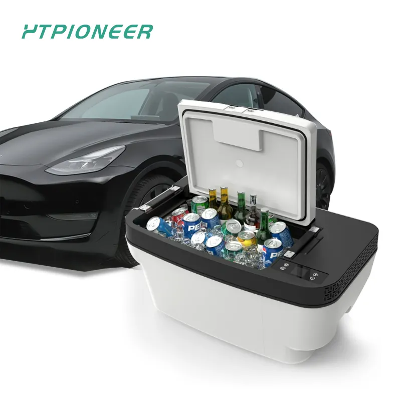 New Arrival 35L Large Capacity Car Refrigerator 12v Car Fridge Portable Refrigerator For Tesla Model Y