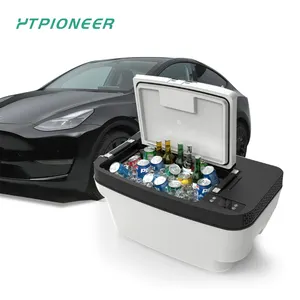 Nova Chegada 35L Grande Capacidade Refrigerador Do Carro 12v Refrigerador Do Carro Refrigerador Portátil Para Tesla Modelo Y