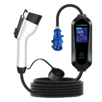 Chargeur EV portable GBT F-OBM28-AC-1P32 3,5 kW, 16 A, câble de 5 m, norme chinoise, entrée 85 V-264 V, écran tactile 4,3 pouces, neuf