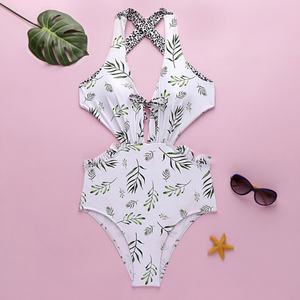Traje de Baño de Una Pieza Personalizado para Mujer, Top Corto con Tanga en V, Tela Personalizada, Servicio de Muestra en 7 Días, Venta al Por Mayor - Product Image 6