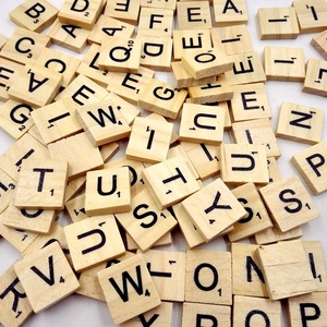 Juego de rompecabezas cuadrado de pino con letras en inglés de 26 piezas para Educación Temprana, manualidades de madera DIY, grabado de piezas de madera para niños - Product Image 3